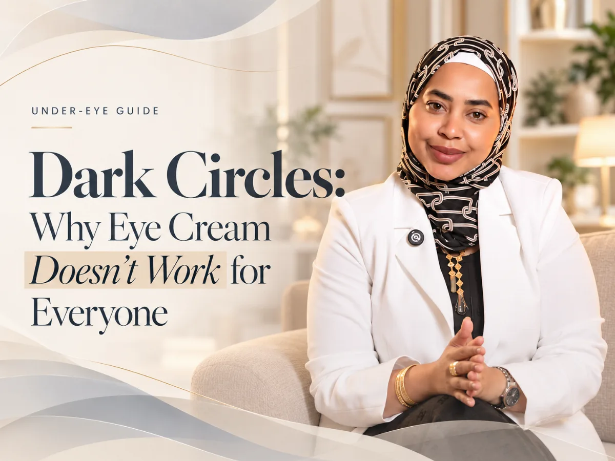 Assessing the cause of dark circles under the eyes — Dr. Hanadi Ibrahim, Sharjah